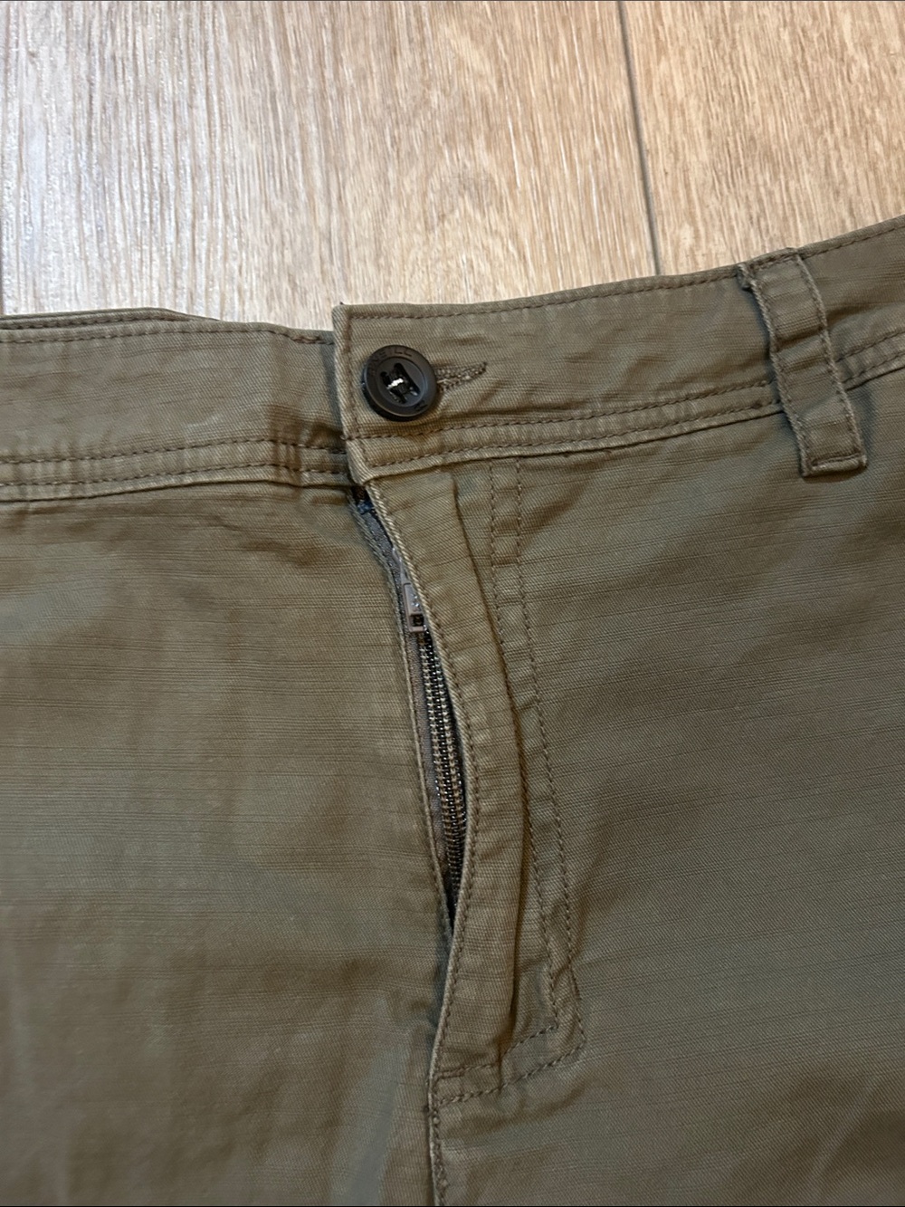 Men's O’Neill Olive Green Casual Chino Shorts - Picture 3 of 9